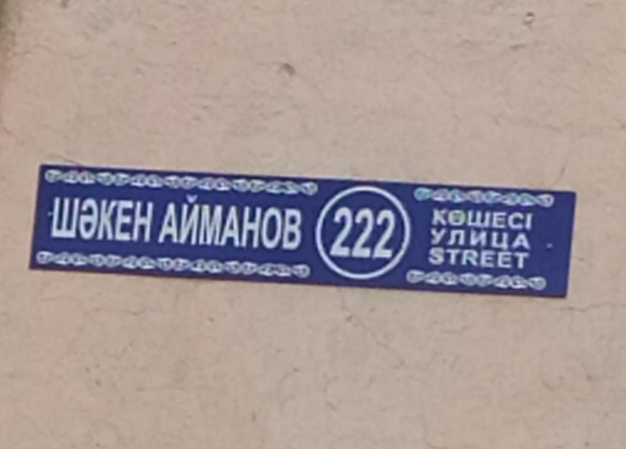 Квартира На Айманова Тимирязева Almaty Esterno foto